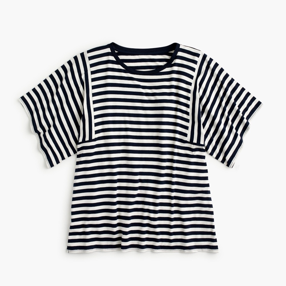 J. Crew Mixed striped tee